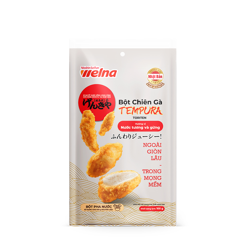Bột Chiên Gà Tempura Hương Vị Nước Tương và Gừng