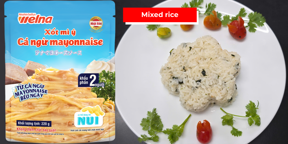 Cơm Trộn Xốt Cá Ngừ Mayonnaise