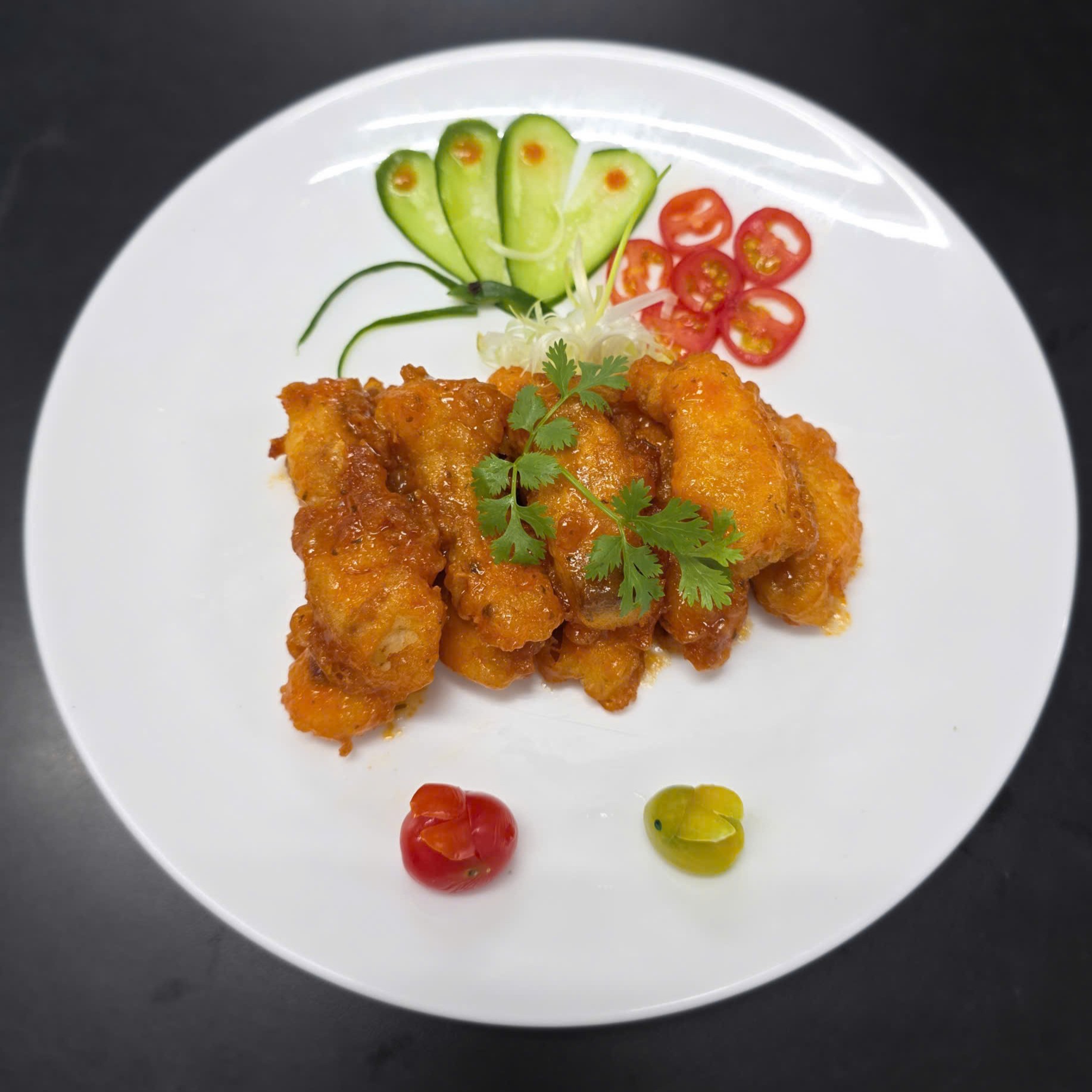 Cá chiên xốt bơ tỏi